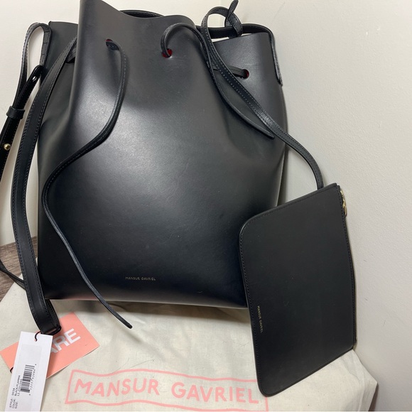 BRAND NEW! Mansur Gavriel Iconic Bucket Bag with pouch - Picture 3 of 9